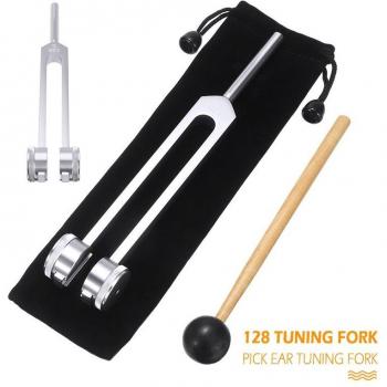 Set de herramientas médicas con tenedor de afinación y martillo de bola