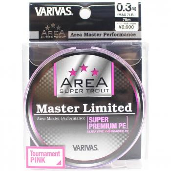 Varivas PE 75 m Trout Area Master Limited 0,3 PE 7 lb