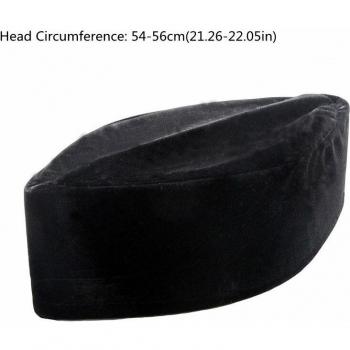 Sombrero de Oración Negra Kufi