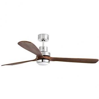 Faro Ventilateur de Plafond Lantau 49W avec Éclairage LED Nickel Mat