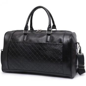 Large Capacity Unisex Travel Bag with PU Leather