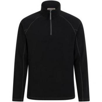 Men’s Mountain Warehouse Ashbourne II Half Zip Fleece, XL, Black