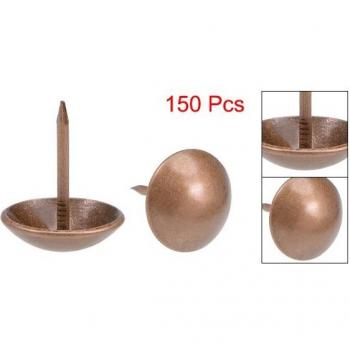 Tachuelas de 16mm para Tapicería con Cabeza Redonda en Tono de Cobre