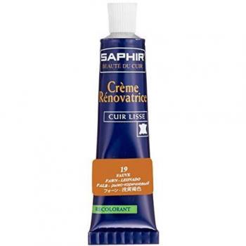 Crème rénovatrice Saphir pour cuir 25ml Fauve