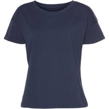 H.I.S Basic T-Shirt für Damen, navy, Gr. 32/34