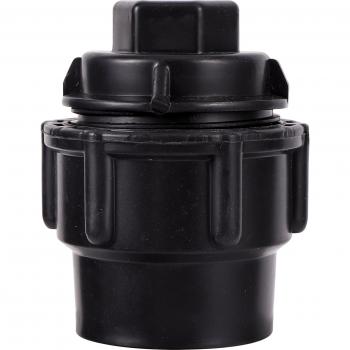 Module raccordage PE 20 mm avec joint T noir et vanne de contrôle