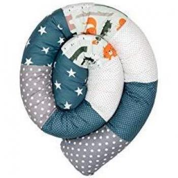 Ullenboom Kuschelschlange Waldtiere Petrol 200 cm