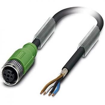 Par de cables SAC‑4P‑30,0‑PUR con conector M12 FS
