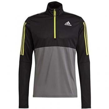 Adidas Own The Run Felpa 1/2 Zip Uomo, Nero, S