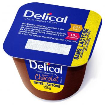 Delical Crème Dessert Hypercalorique Chocolat 4 Pièces