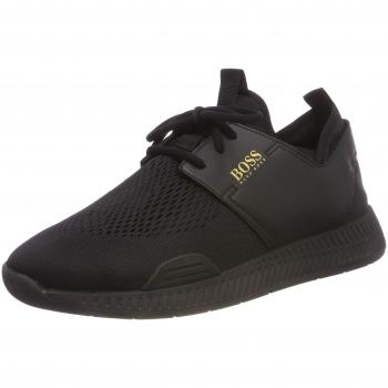 BOSS Herren Titanium_Runn_act Sneaker, Schwarz (Black 002), 44 EU
