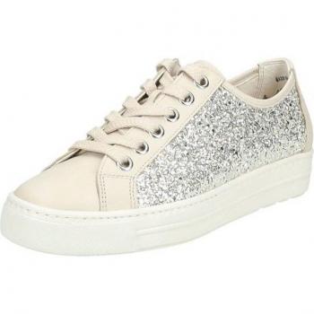 Pantofole Paul Green Basse Argento-Bianco