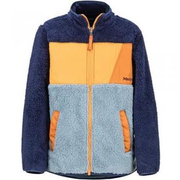 Marmot Jungen Fleece „Roland“ – Blue Granite & Arctic Navy, XS (Jung)