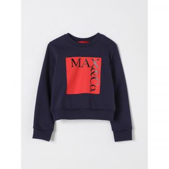 Felpa Max&Co maxi logo Blue taglia 14+