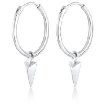 Orecchini a cerchio in argento sterling 925