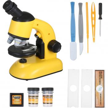 Microvision 40–800 ×, microscope de bureau pour jeunes curieux