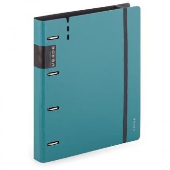 Čtyřkroužkový pěnový pořadač A4 – VERDE Milano, model 2‑689