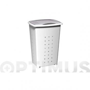 White Polypropylene Linen Basket – Millennium