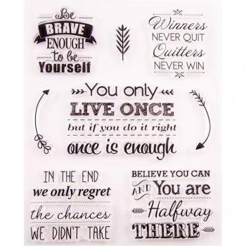 Transparent Silicone Stamp for DIY Craft