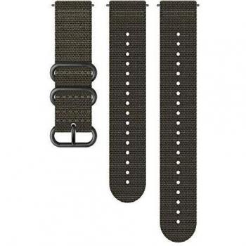 Bracelet Suunto 7/9/Spartan Sport HR 24 mm, finition gris feuillage