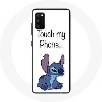 Cute Lilo and Stitch Case for Oppo A16 with White Background