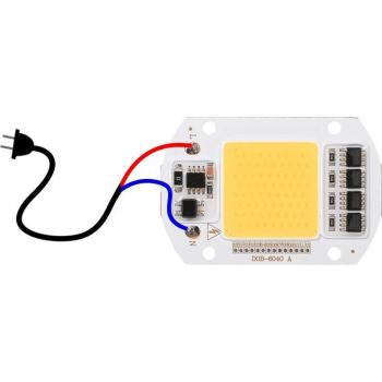 50W Warm White COB LED Chip with Lens for Flood Projector