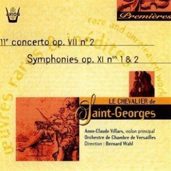 Concerto pour violon N°11, op. 7 N°2 et symphonies N°1 et N°2, op. 11