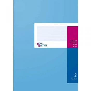 Livre à colonnes avec en-tête fixe A4 2 colonnes 40 feuilles