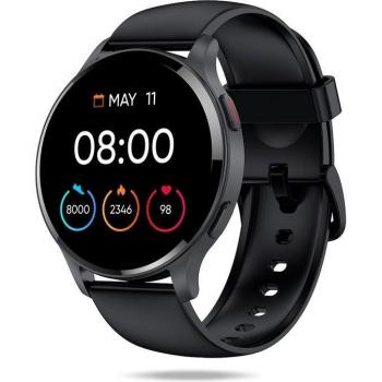 GPS‑Sportuhr FITAGE – Schwarze Multifunktionale Smartwatch