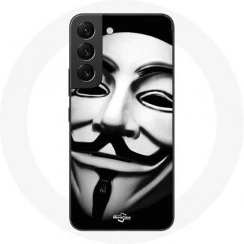 Coque pour Samsung Galaxy S22 Masque Anonyme