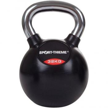 Sport-Thieme Kettlebell mit glattem Griff, 32 kg, gummiert
