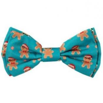 Pajarita FuzzYard Ginger Homies para Perros con Estampado de Galletas