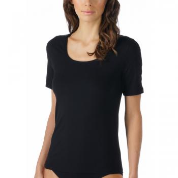 Mey Tagwäsche Damen Shirt 1/2 Arm Schwarz S(38)