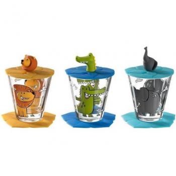 Leonardo Bambini Kinderbecher 3‑er Set (Glas)