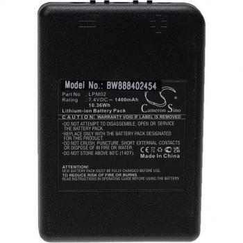 Batterie industrielle vhbw compatible avec Autec (DJR, FJM, FJR, DJS, FJL, FJS, MJ, MK) 1400mAh