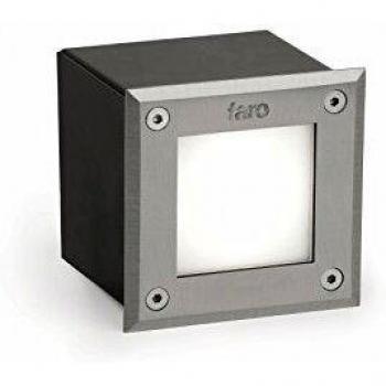Foco de suelo LED empotrado de acero inoxidable