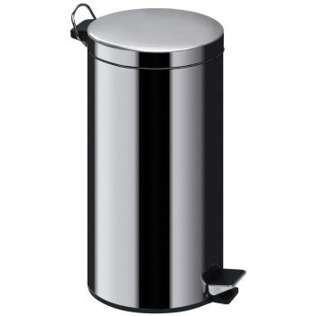 Orsina Parker 30‑Liter Hands‑Free Stainless Steel Pedal Bin