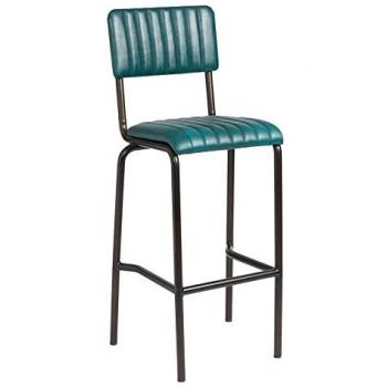 Teal Creme Bar Stool