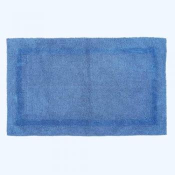 Tapis de Bain Coton 100% Homescapes 70x120 cm Bleu Cobalt Ultra Doux