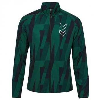 Hummel Herren-Grün-Jacke hmlCOURT AOP XXL