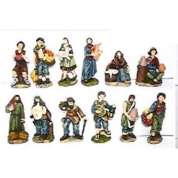 Statuette Presepe 15 cm Set da 10