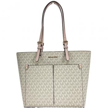 Jet Set Medium Powder Blush Signature Tote Bag