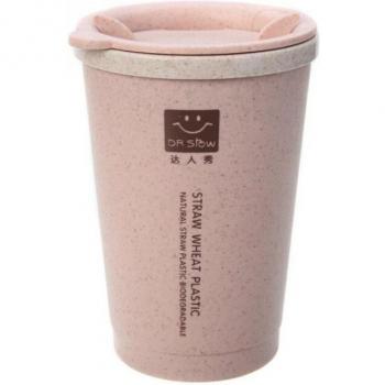 280ML Eco-friendly Wheat Fiber Travel Cup