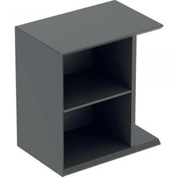 Mobiletto laterale aperto Geberit iCon 37x40x25 cm, colore lava