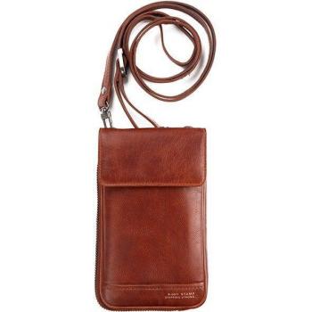 Bolso para móvil de piel color cuero unisex