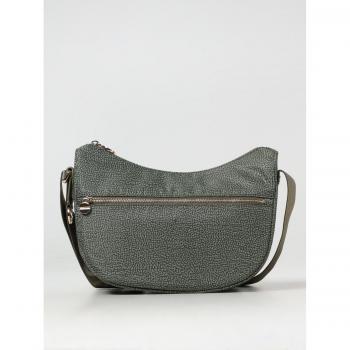 Borbonese Ladies' Green Shoulder Bag
