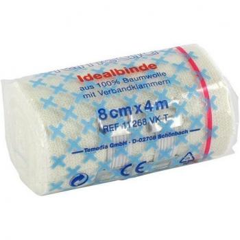 Holthaus Idealbinde 8 cm mit Klammer – 1 Packung