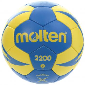 Molten Frauensportball H2X2200‑BY – Blau & Gelb, 2 Stück