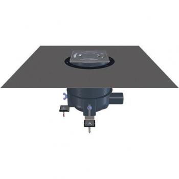 Ferrari Srl Siphon de douche Primus‑Drain – Kit étanchéité intégré et contrôle d’angle