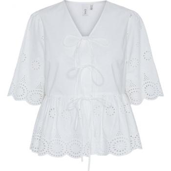 Blusa Yas de Manga Corta y Lazos